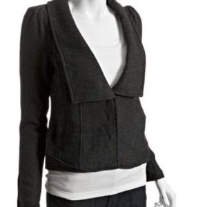 Free People Herringbone Wool Blend Jacket